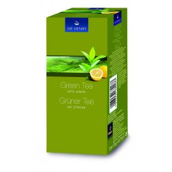 Tēja Sir Henry "Zaļā tēja ar citronu" 25x1.75g